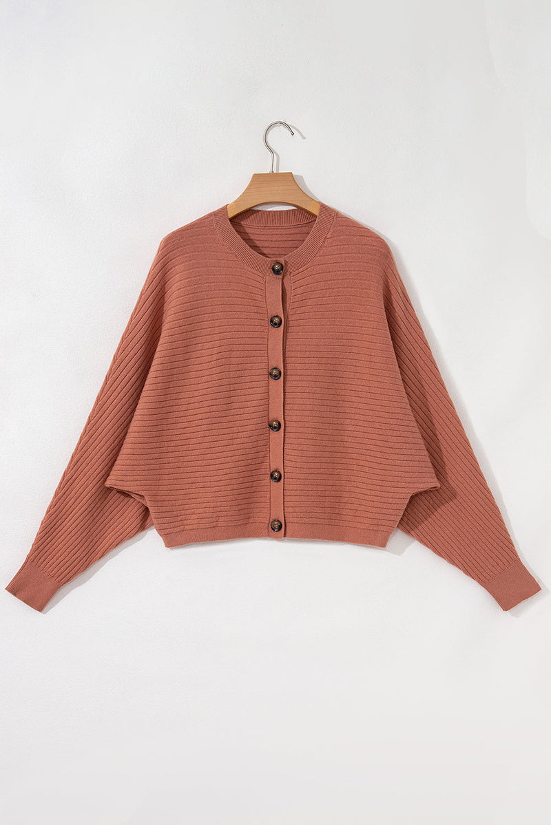 Parker Button Front Dolman Sleeve Sweater Cardigan