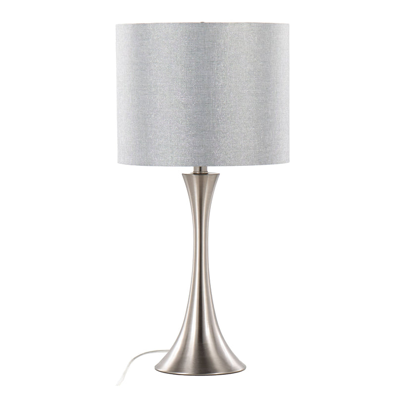 Lenuxe 24" Contemporary Metal Table Lamp Set
