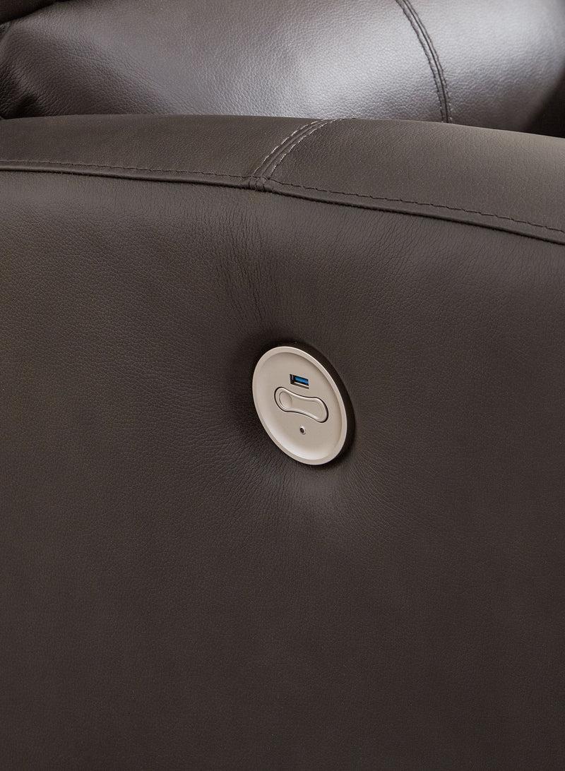 Boxmere - Reclining Power Sofa - Storm