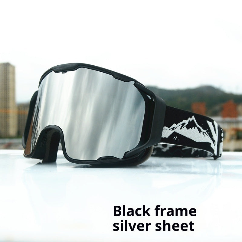 Ski Goggles Double-layer Anti-fog Full Real Film Ski Goggles