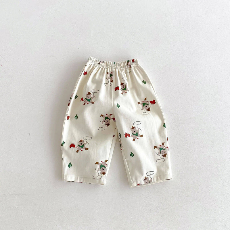 Girls Series Summer Cropped Pants
