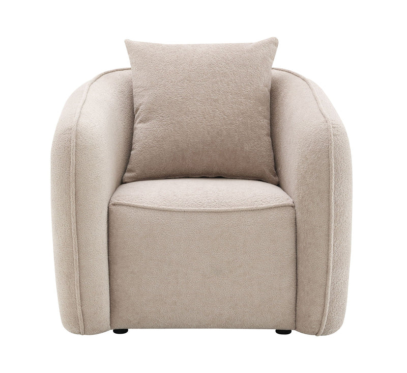 Keith - Chair With 1 Matching Color Toss Pillows