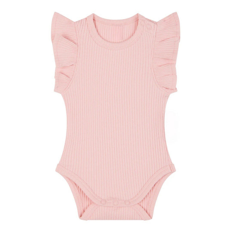 Baby Romper Knitted Ribbed Infant Onesie