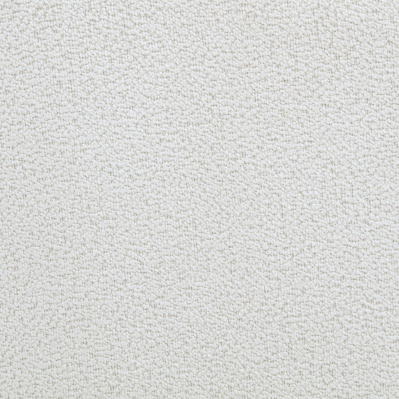 Remuda Boucle Upholstered Round Storage Ottoman Ivory