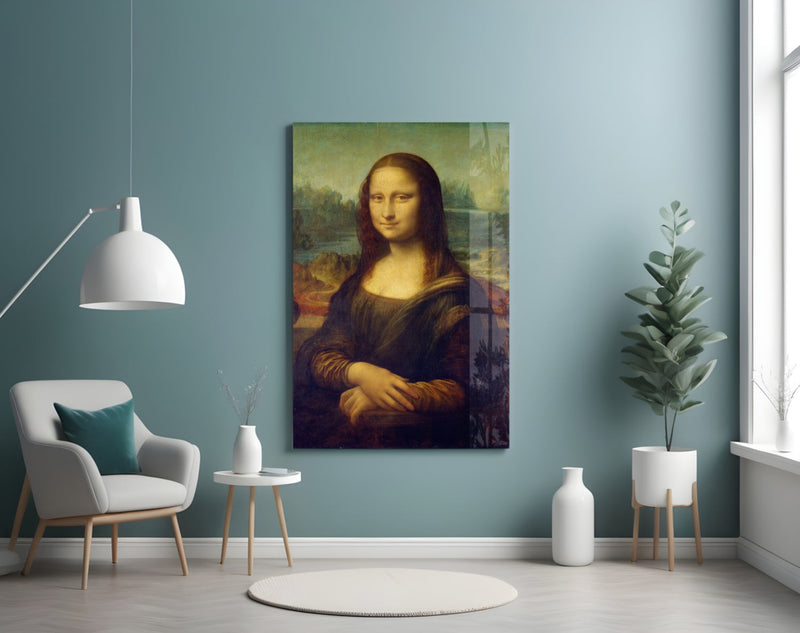 Mona Lisa Glass Wall Art