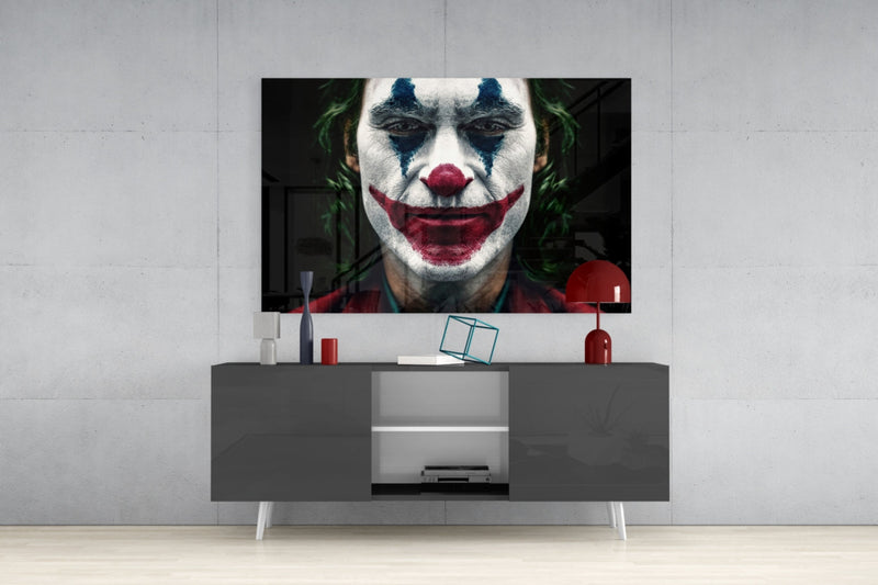 Joker Glass Wall Art