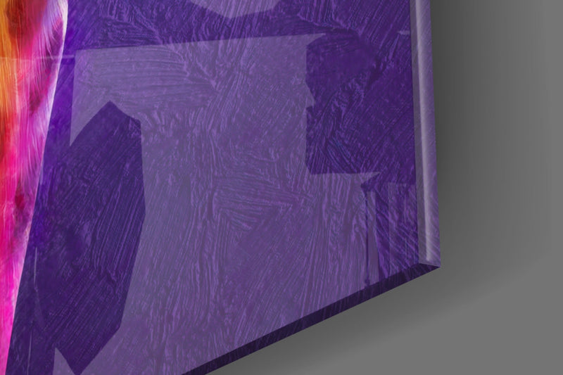 Giraffe Glass Wall Art