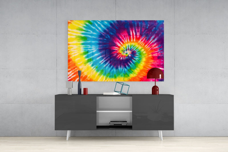 Rainbow Mosaic Glass Wall Art