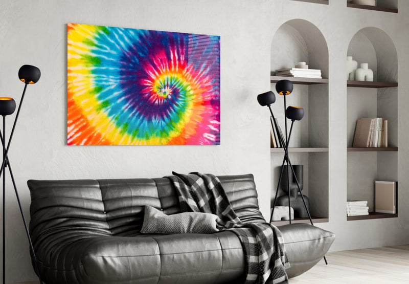 Rainbow Mosaic Glass Wall Art