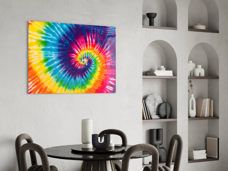 Rainbow Mosaic Glass Wall Art