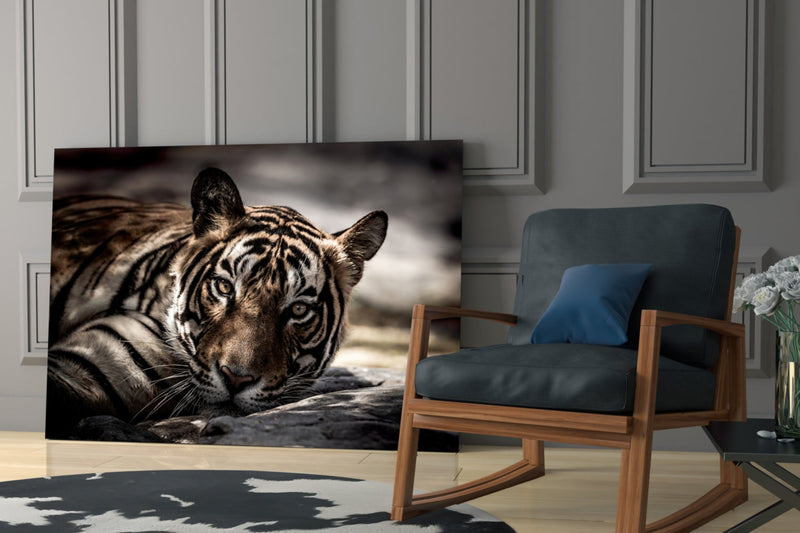Tiger Glass Wall Art