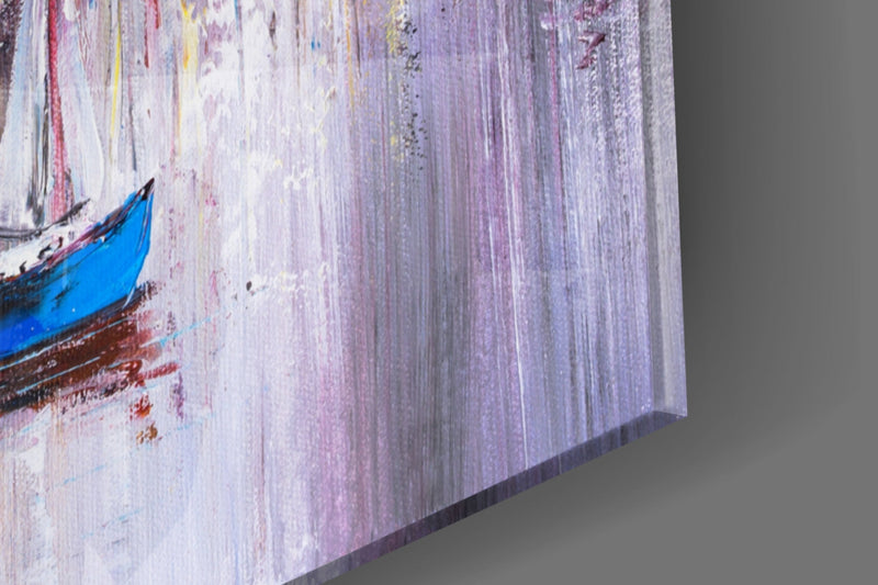 Abstract Glass Wall Art