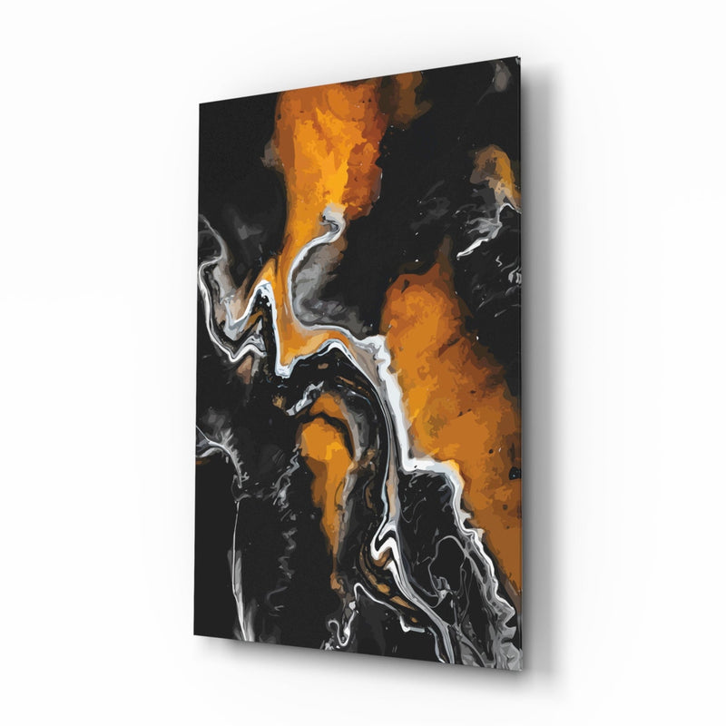 Abstract Glass Wall Art