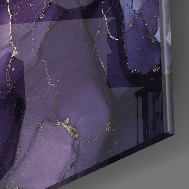 Abstract Depth Glass Wall Art