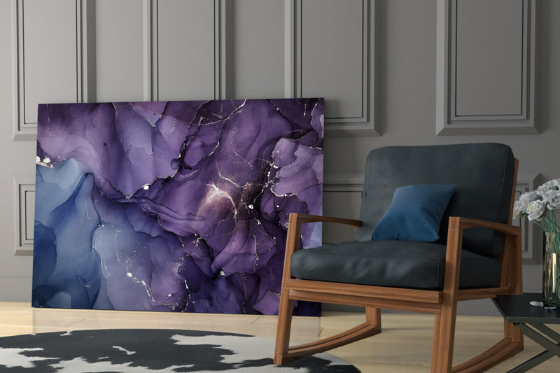 Abstract Depth Glass Wall Art