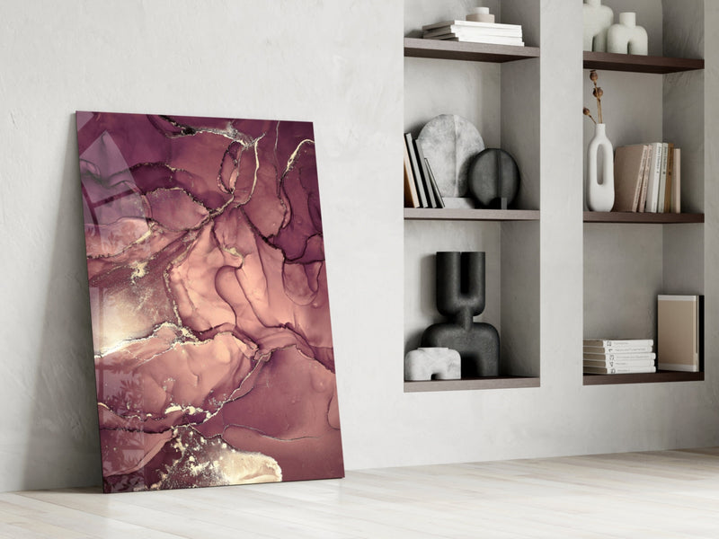 Abstract Depth Glass Wall Art