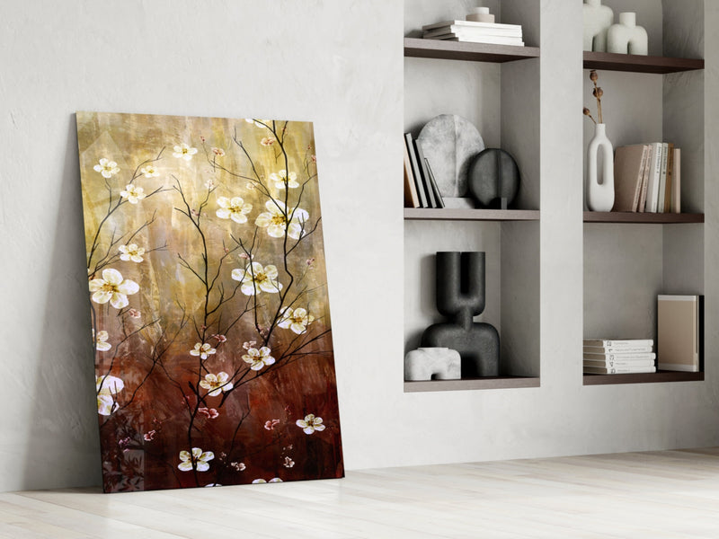 Daisies Glass Wall Art
