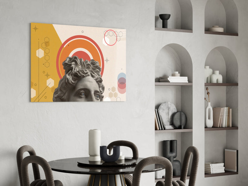 Sculpture Glass Wall Art