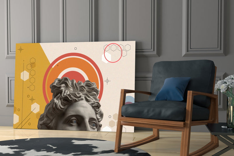 Sculpture Glass Wall Art