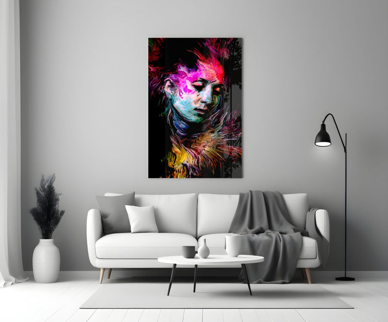 Colorful Thoughts Glass Wall Art