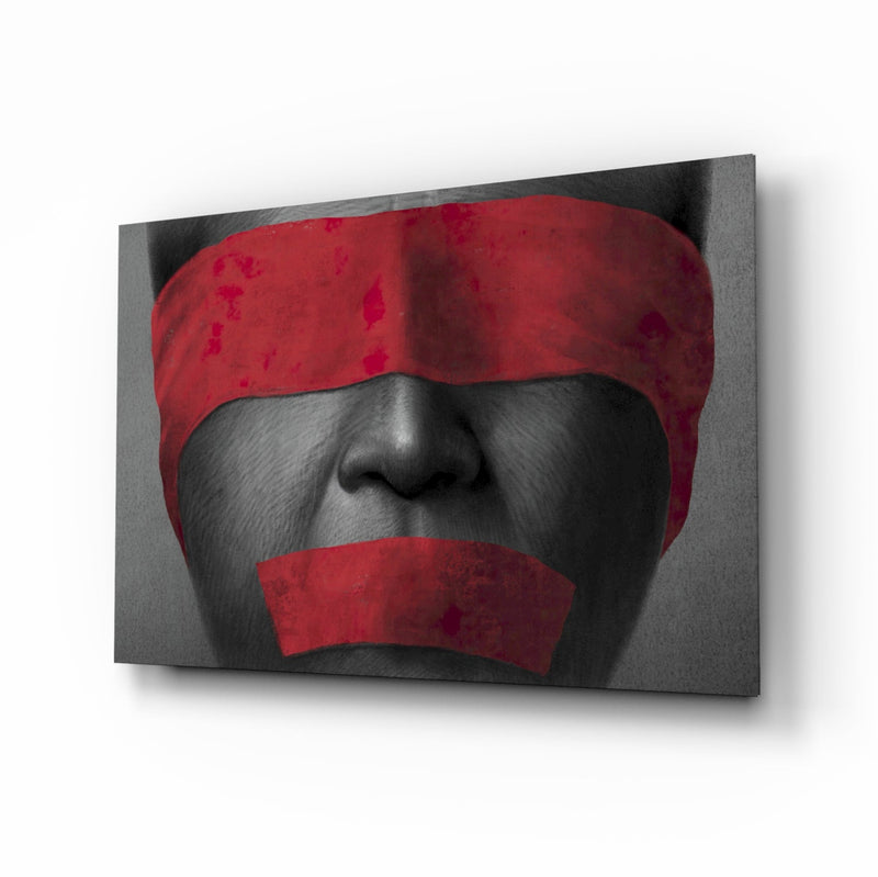 Silence Glass Wall Art