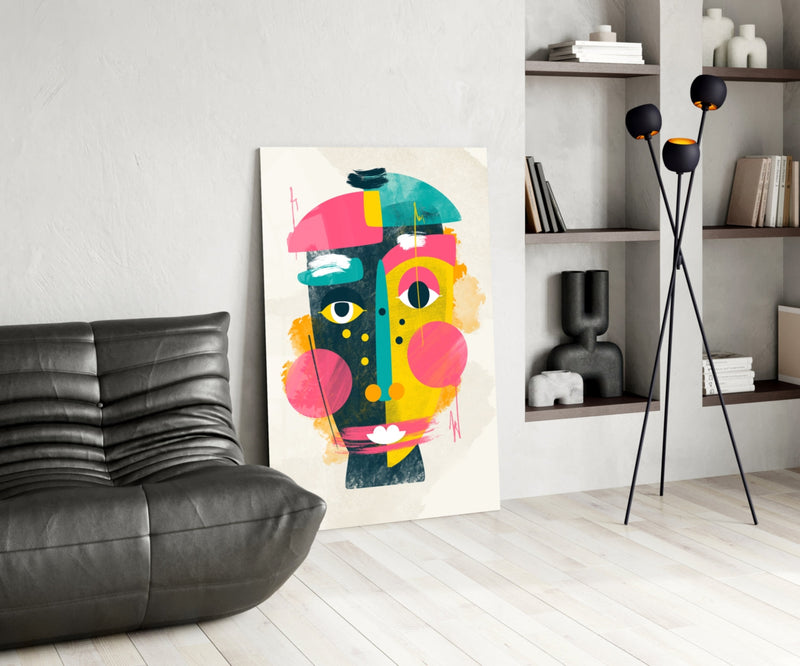 Illustration Glass Wall Art