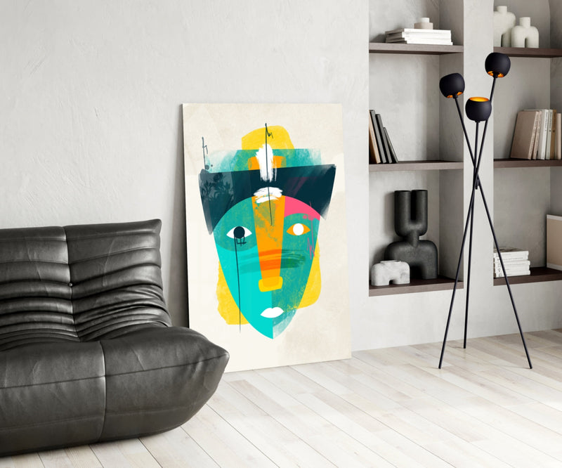 Illustration Glass Wall Art