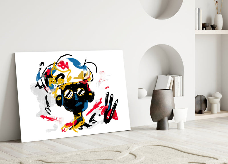 Thoughts Glass Wall Art