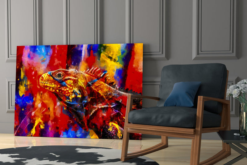 Chameleon Glass Wall Art