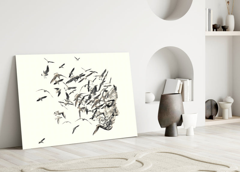 Free Thoughts Glass Wall Art