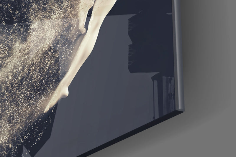 Dance of the Spirit Glass Wall Art