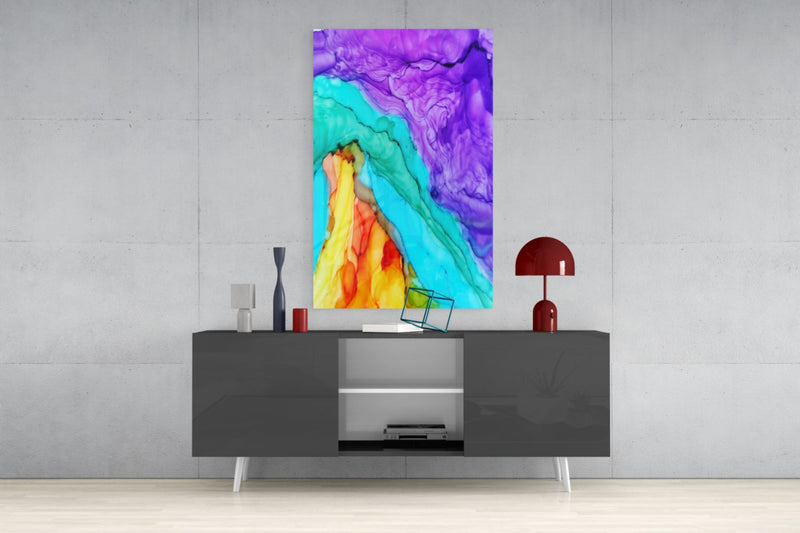 Colors Glass Wall Art