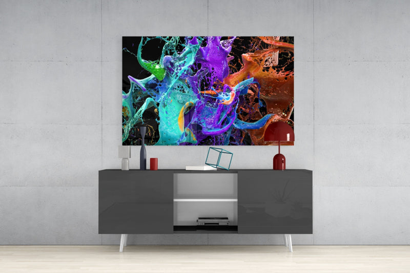 Colors Glass Wall Art