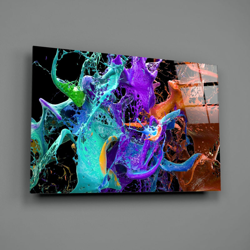 Colors Glass Wall Art