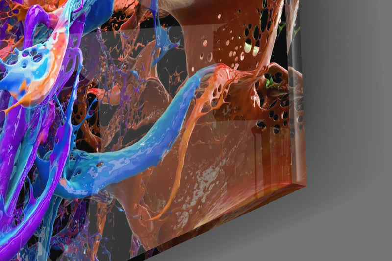 Colors Glass Wall Art