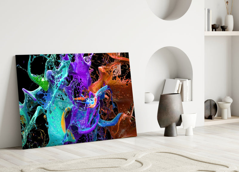 Colors Glass Wall Art