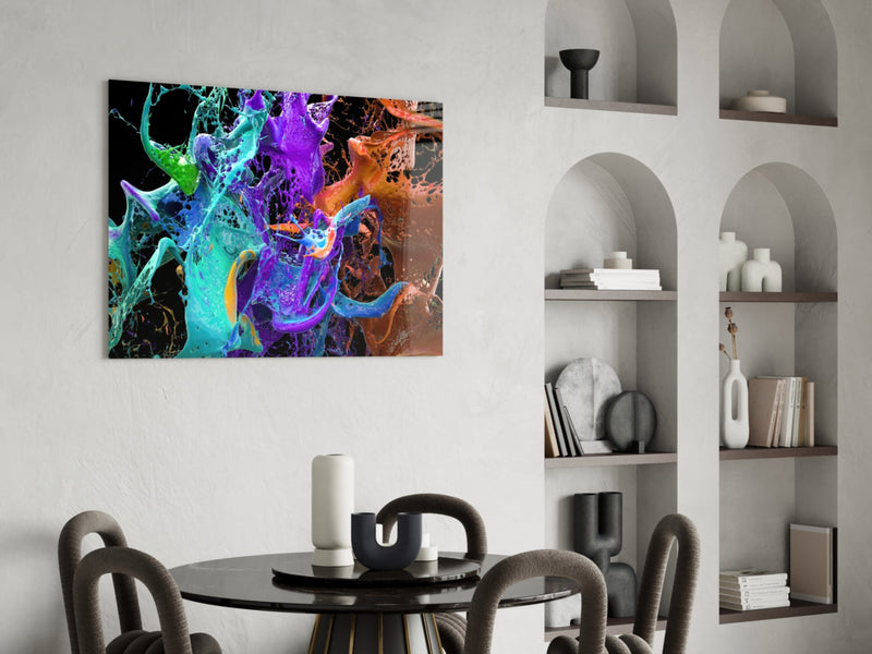 Colors Glass Wall Art