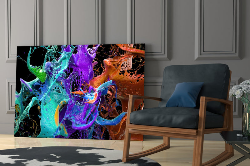 Colors Glass Wall Art