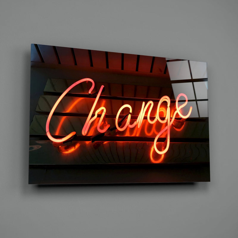 Change Glass Wall Art