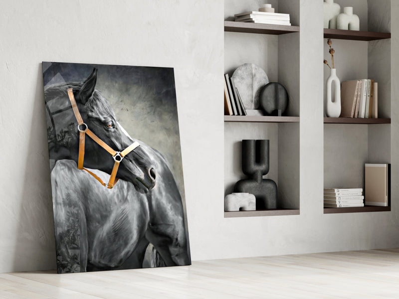 Horse Glass Wall Art