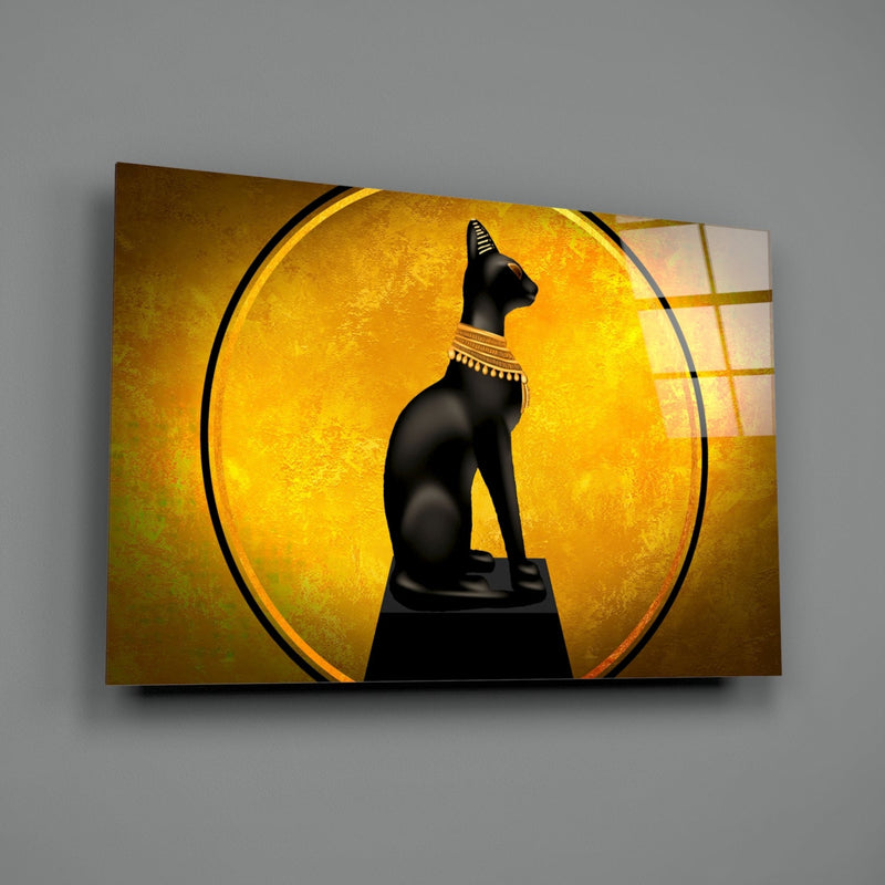 Cat Glass Wall Art