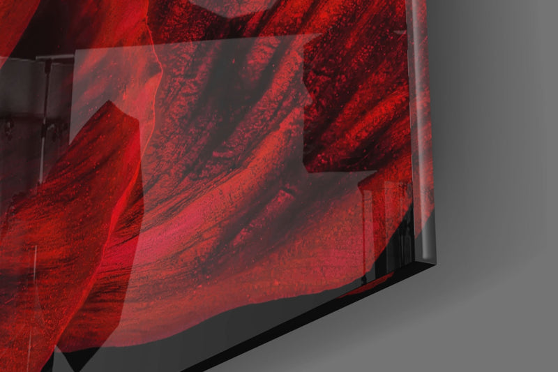 Malvales Flower Glass Wall Art