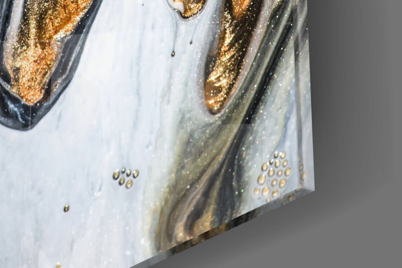 Abstract Glass Wall Art