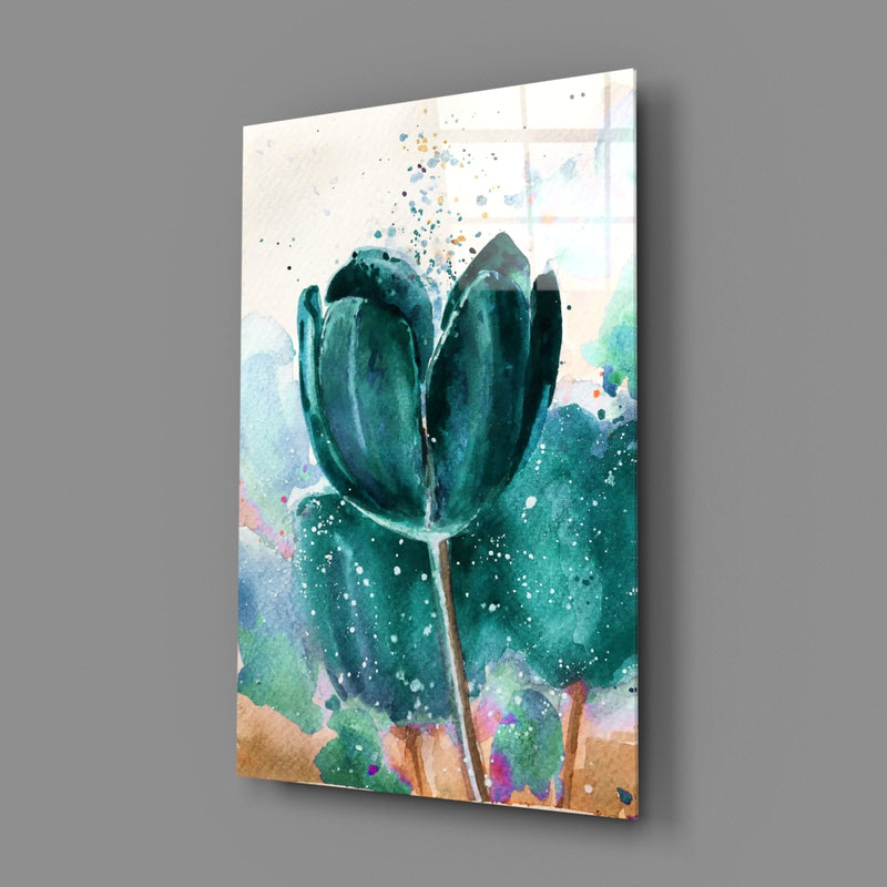 Tulip Glass Wall Art