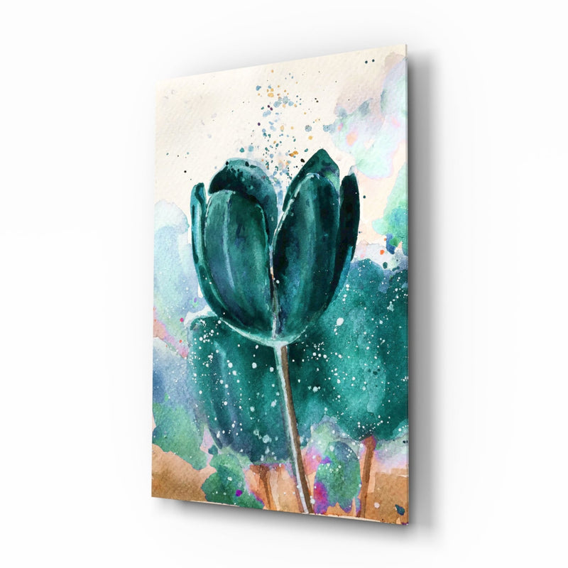 Tulip Glass Wall Art