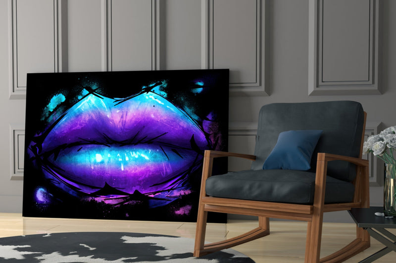 Lip Glass Wall Art