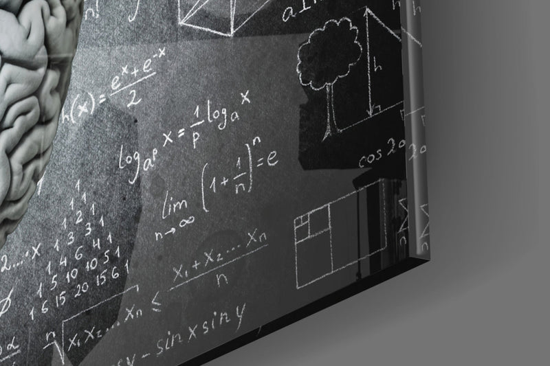 Brain Glass Wall Art