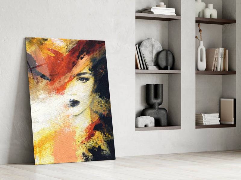 Women's Glass Wall Art