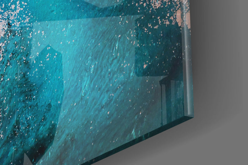 Colors of Abstraction Glass Wall Art