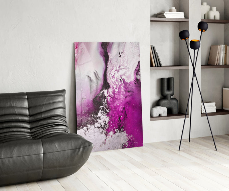 Colors of Abstraction Glass Wall Art